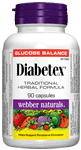 Webber Naturals  Diabetex™ 糖尿病草本配方,90胶囊  WN3614