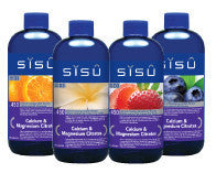 SISU 液体钙,镁和维生素D,蓝莓味/香橙味/草莓味/奶油香草味,450毫升