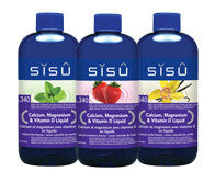 SISU 液体钙,镁,维生素D,340毫升,薄荷口味 1142