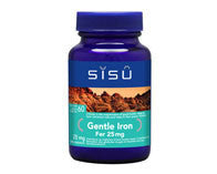 SISU 低量铁,25毫升, 60粒素食胶囊   2603