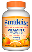 Vitamin C, Non-Acidic Calcium Ascorbate, 500 mg, 90 capsules