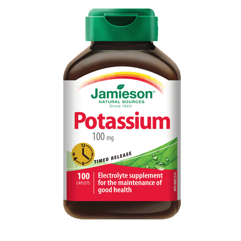 Potassium 100 mg — Timed Release, 100 tabs