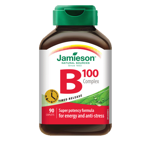 B Complex 100 mg — Timed Release, BONUS PACK!  90 + 30 caps