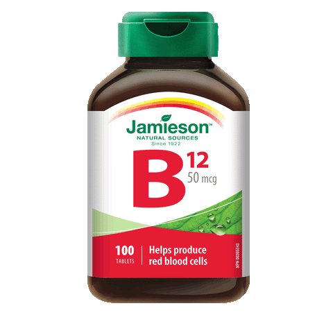 Vitamin B12, 50 mcg (Cobalamin), 100 tabs