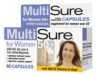 MultiSure for Women 50+, Easy Swallow Multivitamin, 60 capsules