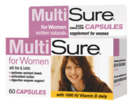 MultiSure for Women, Easy Swallow Multivitamin, 60 capsules