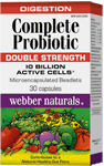 Complete Probiotic Double Strength, 10 billion active cells, 30 capsules