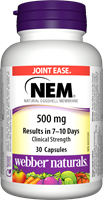 NEM Natural Eggshell Membrane, Clinical Strength, 500 mg, 30 capsules