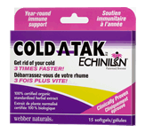 COLD-A-TAK, Blister-Packed, 250 mg, 15 softgels