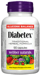 Webber Naturals  Diabetex™ 糖尿病草本配方，90胶囊  WN3614