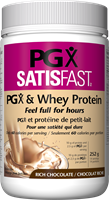 PGX Satisfas Rich chocolate, PGX & Whey Protein, 252g