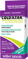 COLD-A-TAK 液态牛至油，超强度，80％香芹酚，25毫升 3793