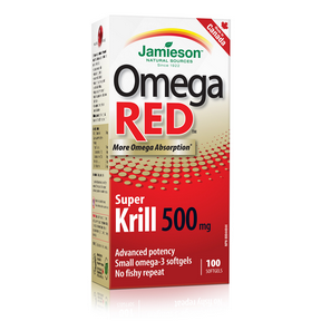 Omega RED™ Super Krill 500 mg, 100 softgels