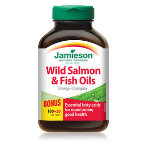 Wild Salmon and Fish Oils Omega-3 Complex, 200 softgels