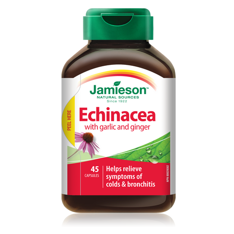 Echinacea with Garlic and Ginger, 45 caps