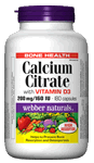 Calcium Citrate with D3, Easy Swallow, VALUE PACK, 200 mg/160 IU, 180 capsules