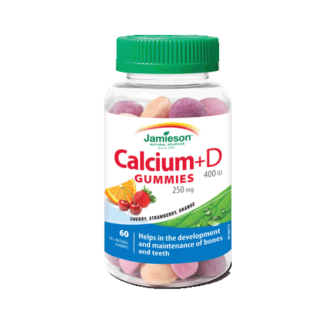 Calcium + D Gummies, 60 gummies