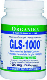 Organika，GLS-1000，不含钠维骨力1000毫克，120/300粒胶囊  1139/1140