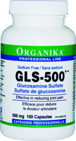 Organika，GLS-500，不含钠维骨力500毫克，120/300/500粒胶囊, 1131/1132/1133