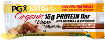 PGX Satifast Organic Vegan Protein Bar