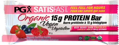 PGX Satifast Organic Vegan Protein Bar