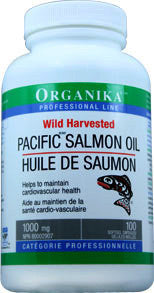 Pacific Salmon Oil (Wild Harvested Pacific), 1000 mg, 90 softgel/6 x 180 softgel/300 softgel/500 softgel