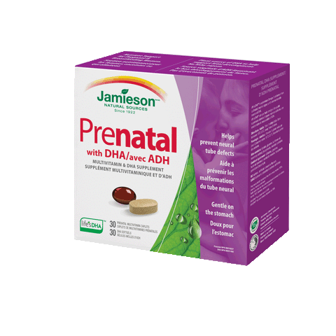 Prenatal with DHA Multivitamin and Mineral Supplement , 30 caplets + 30 softgels